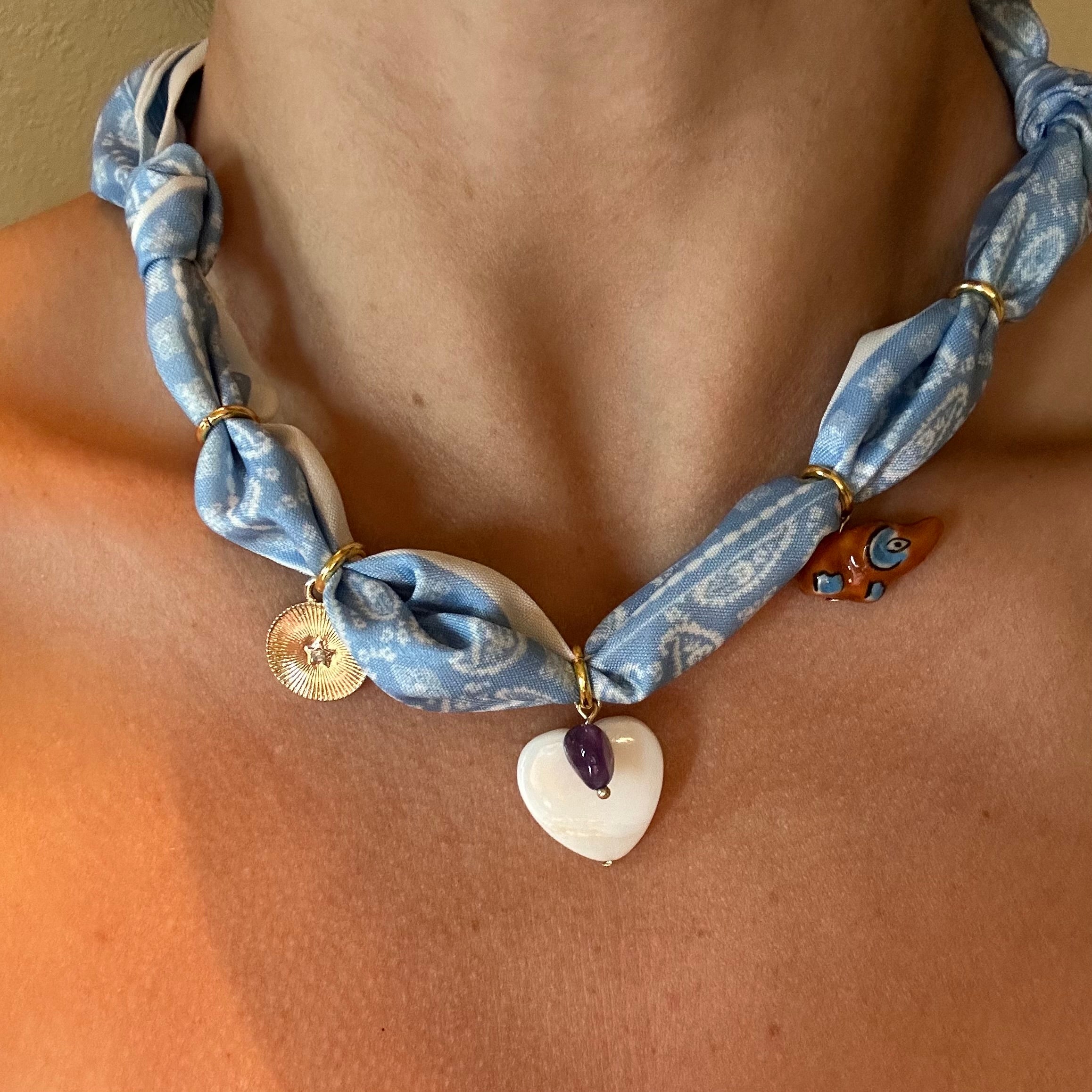 scarf necklace