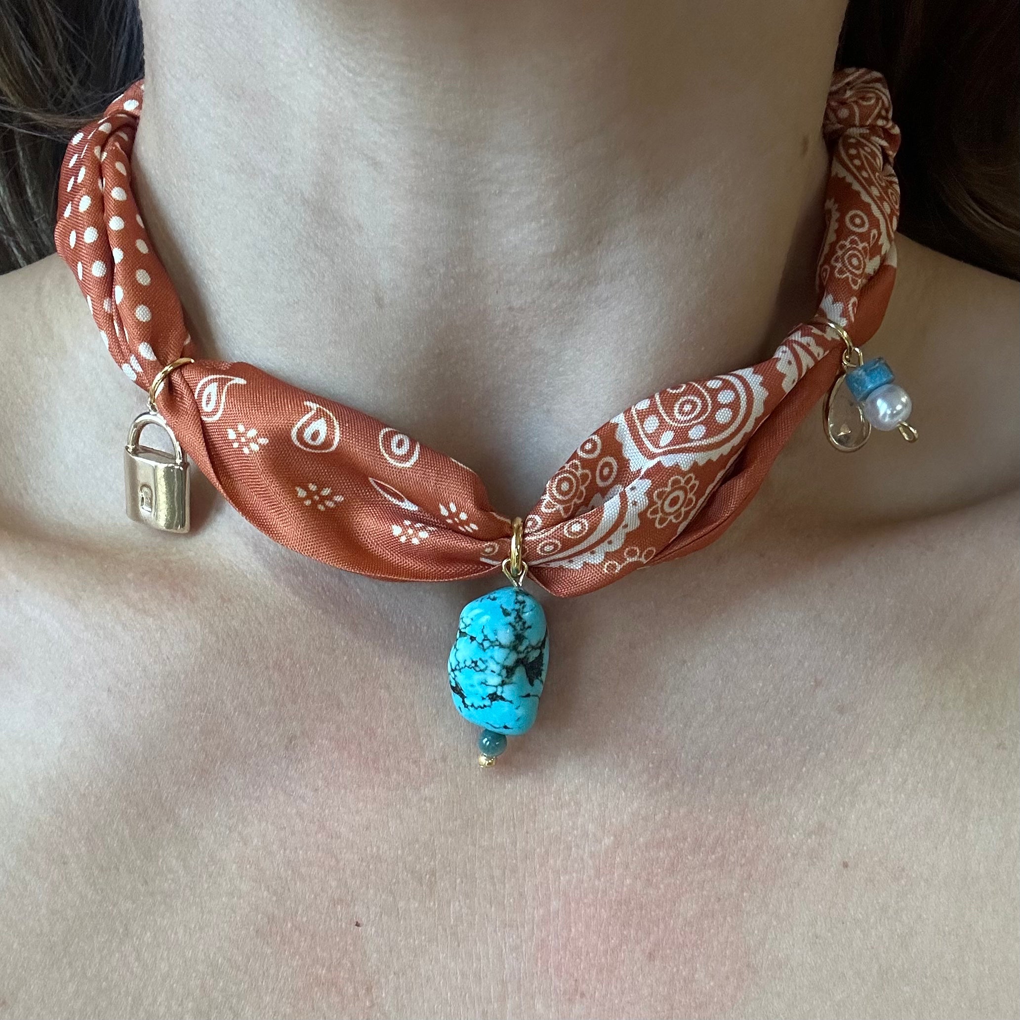 scarf necklace