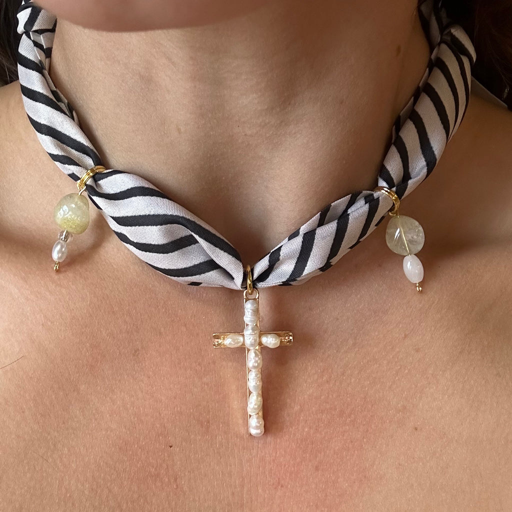 scarf necklace