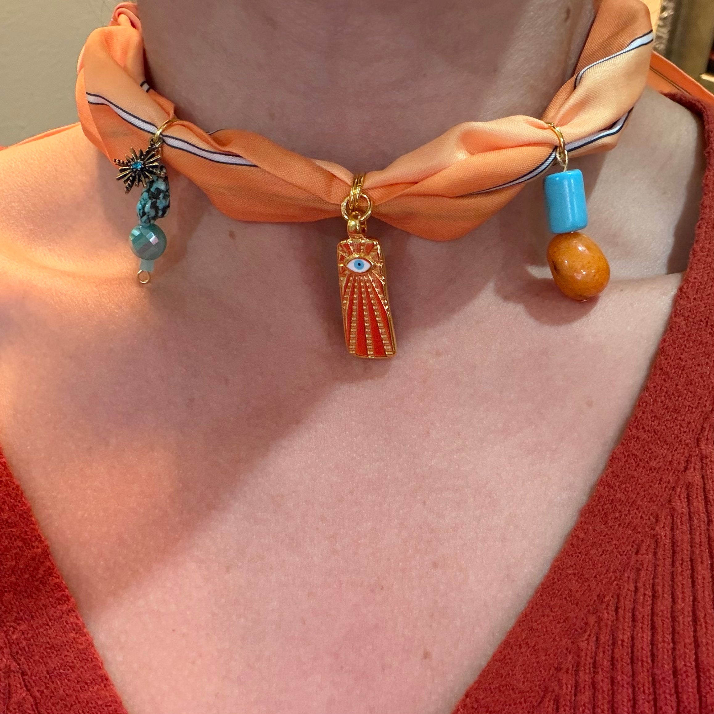 scarf necklace