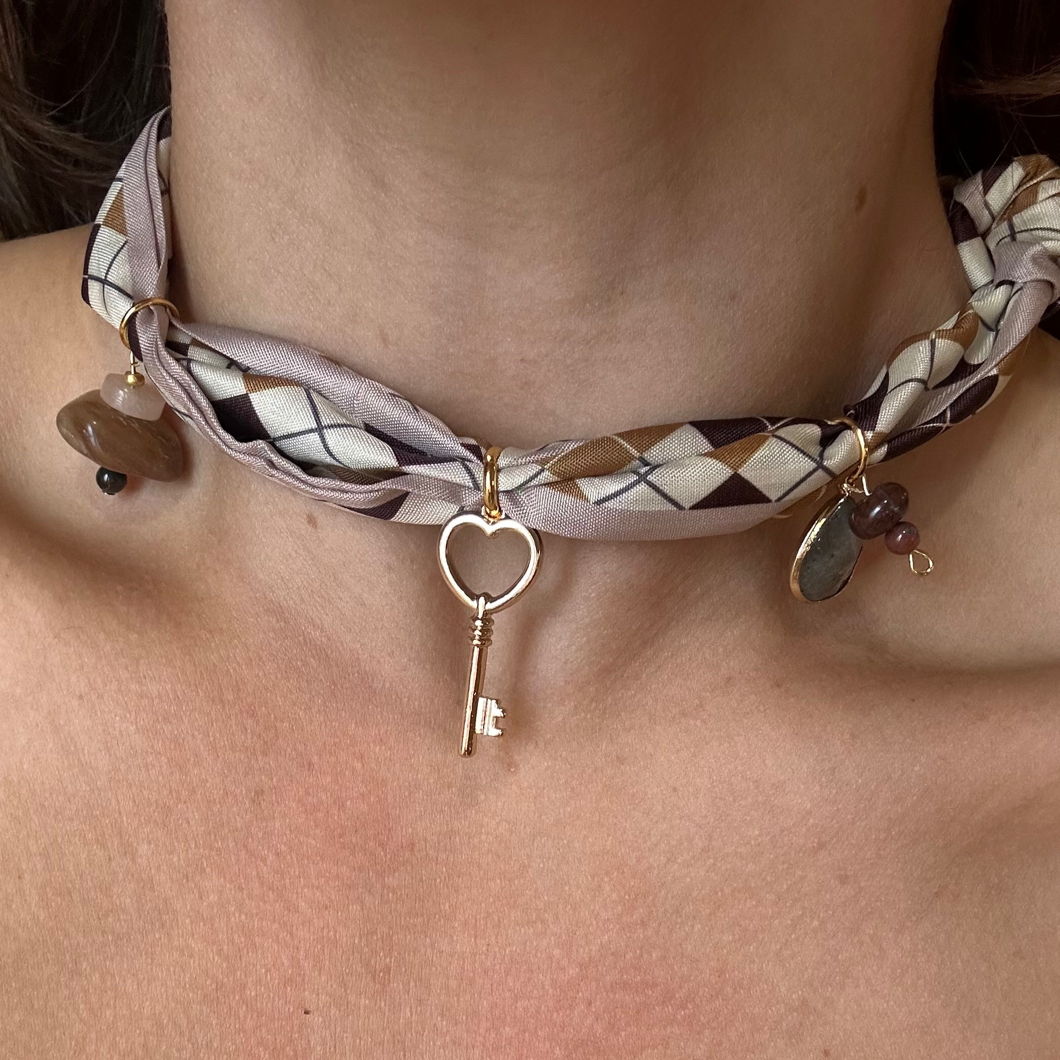 scarf necklace