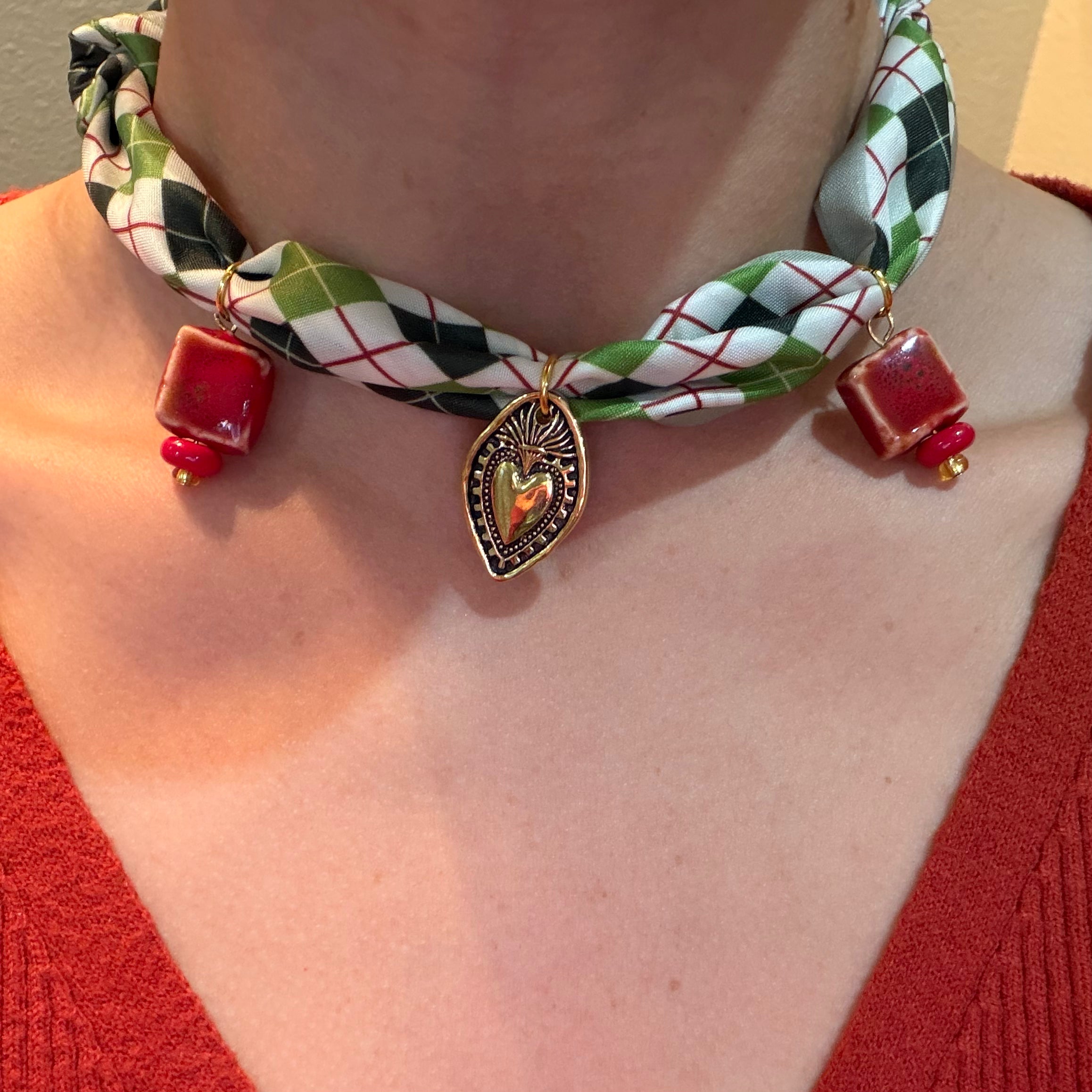 scarf necklace