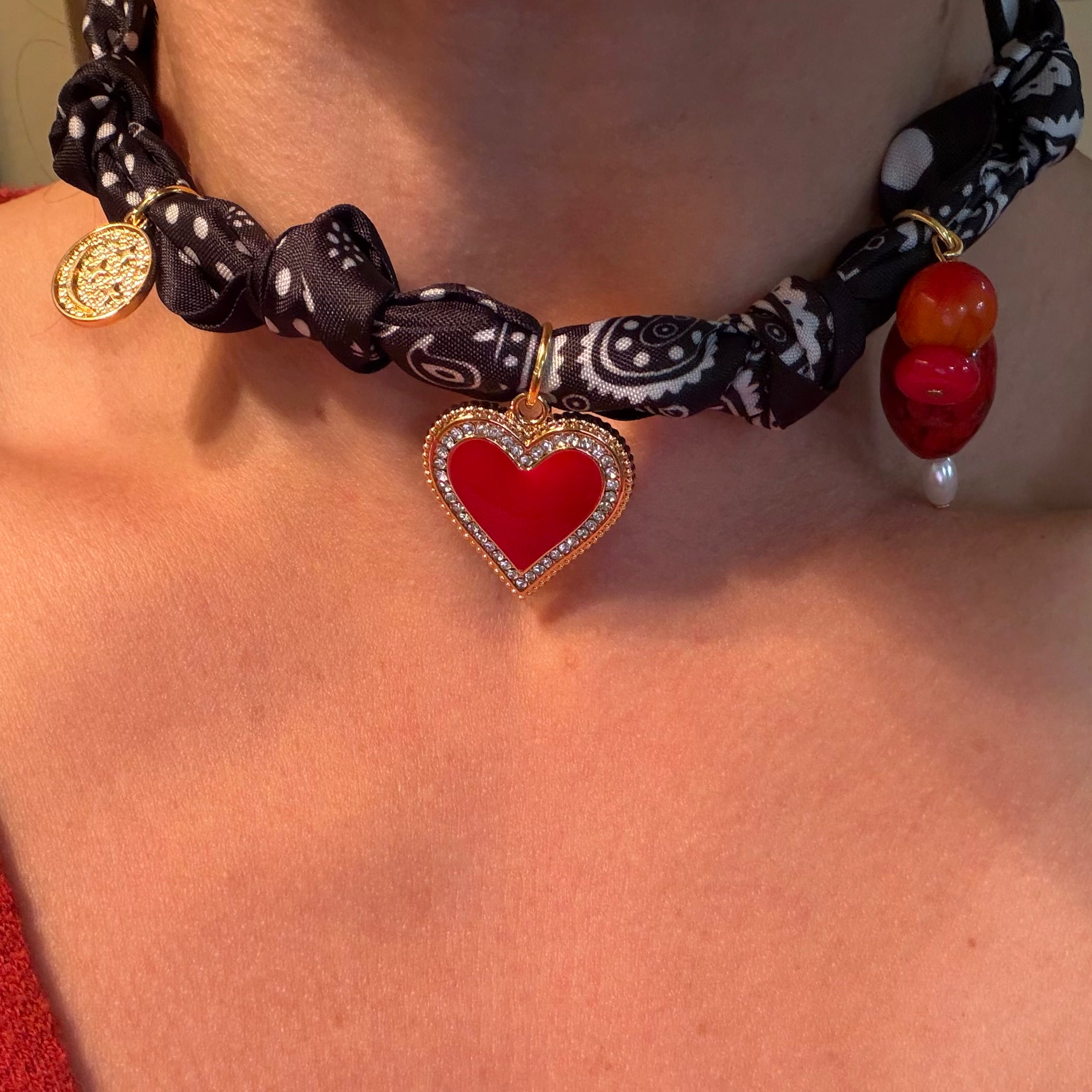 scarf necklace