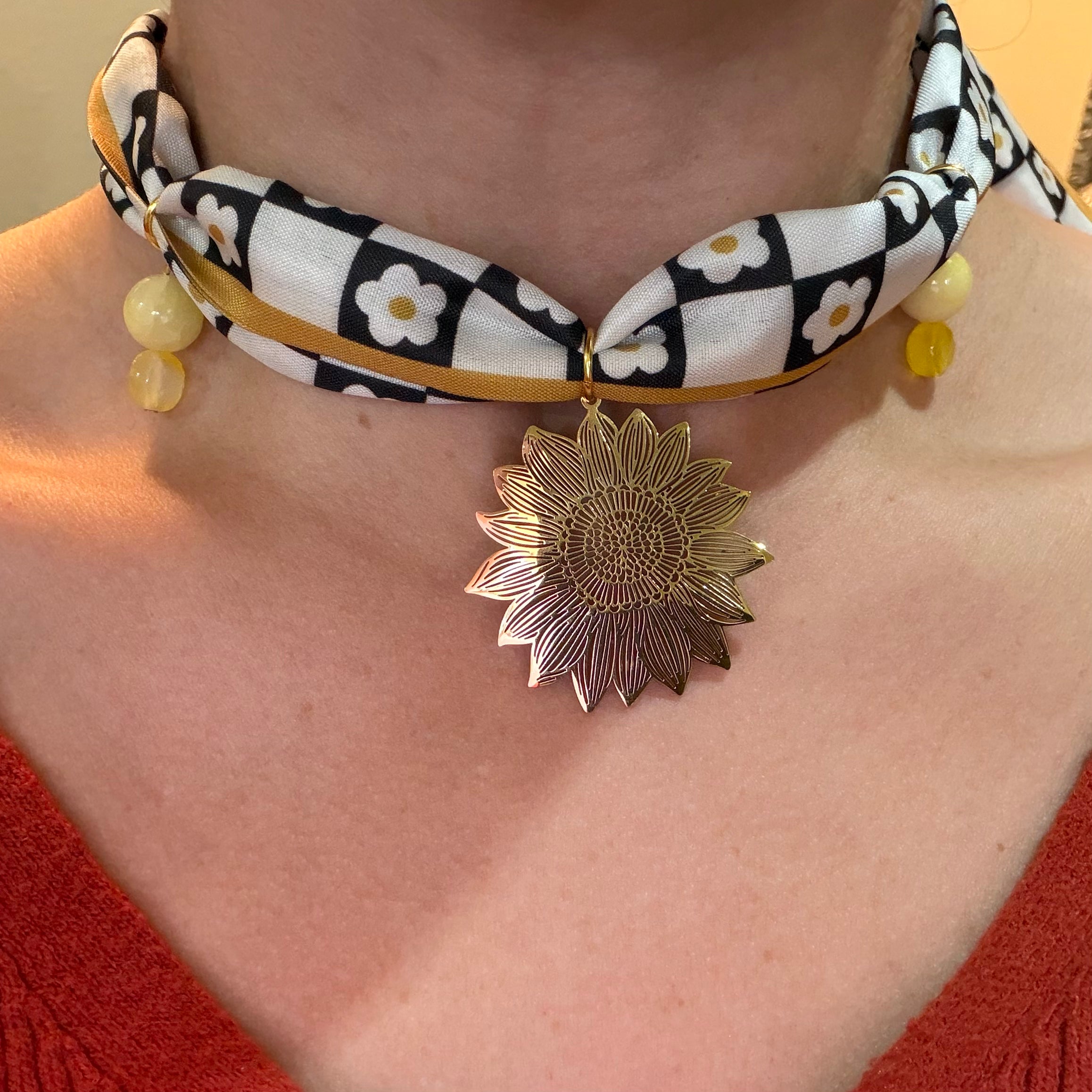 scarf necklace