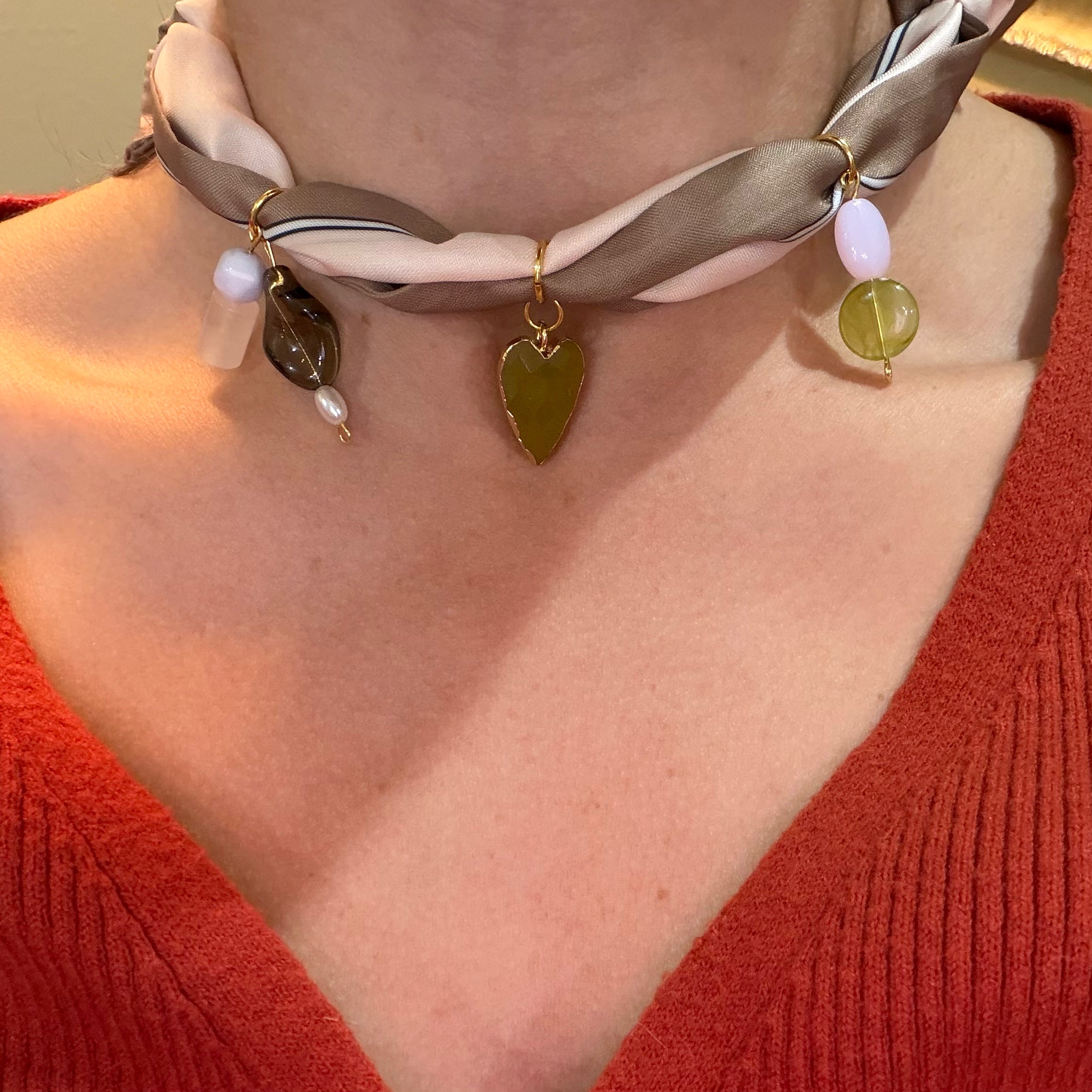 scarf necklace