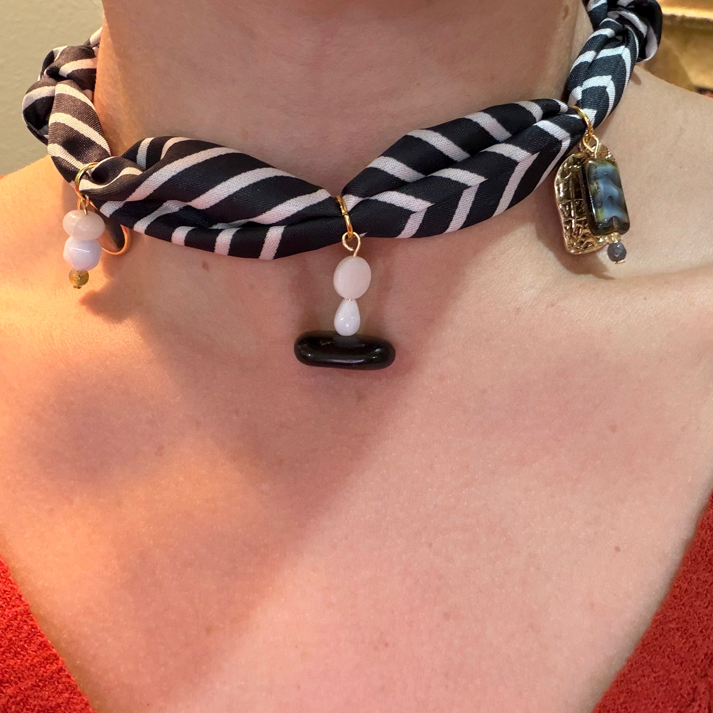 scarf necklace