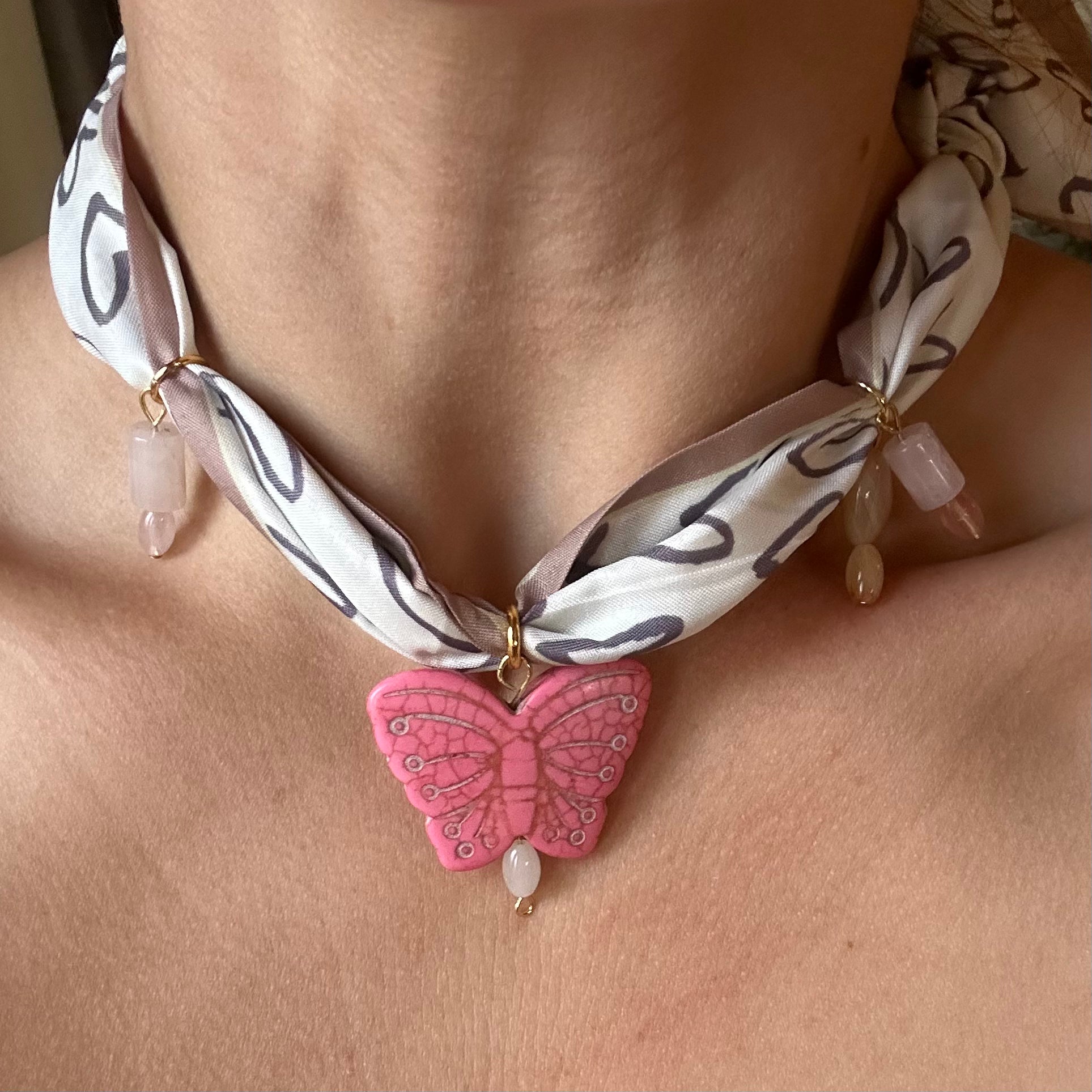 scarf necklace