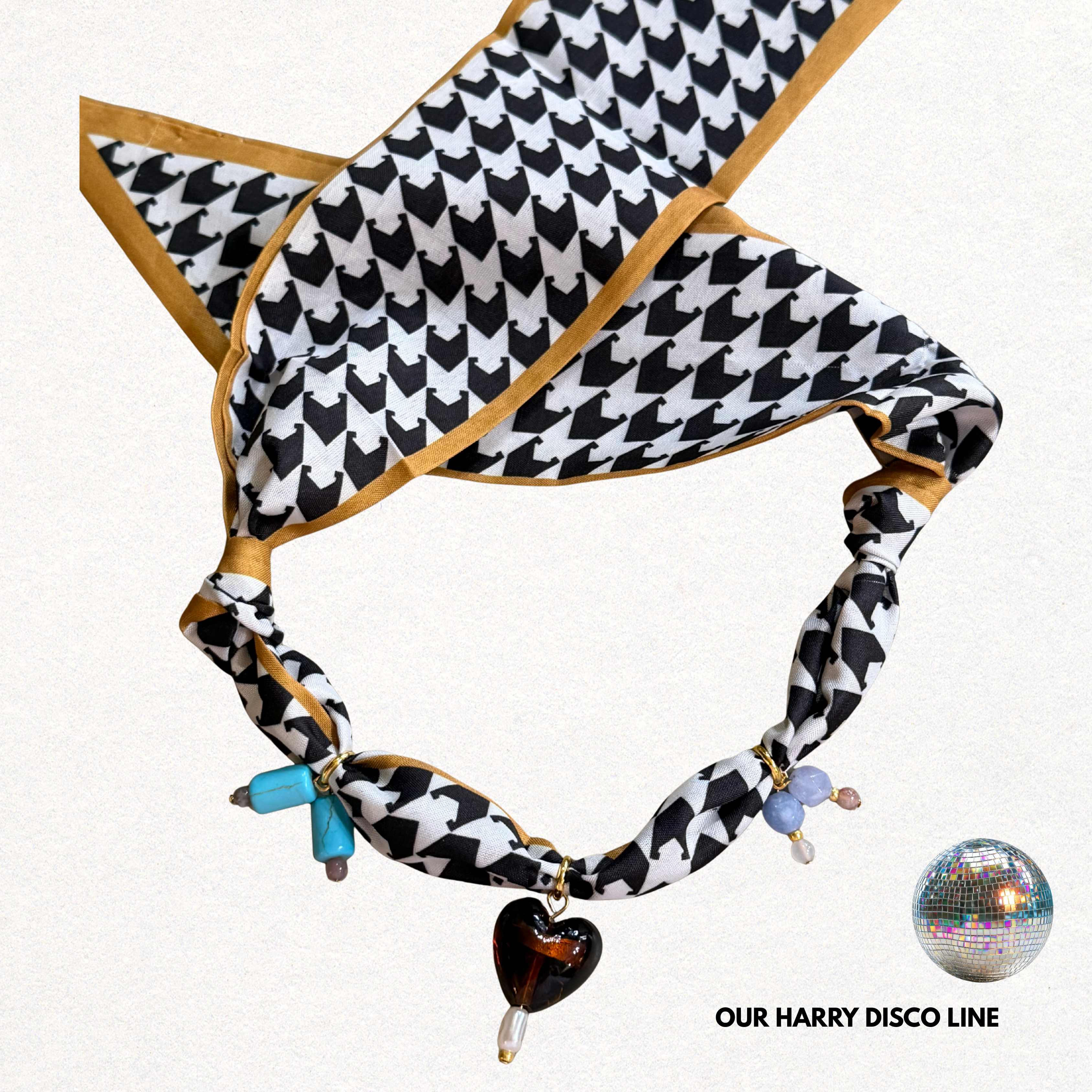 HS scarf necklace