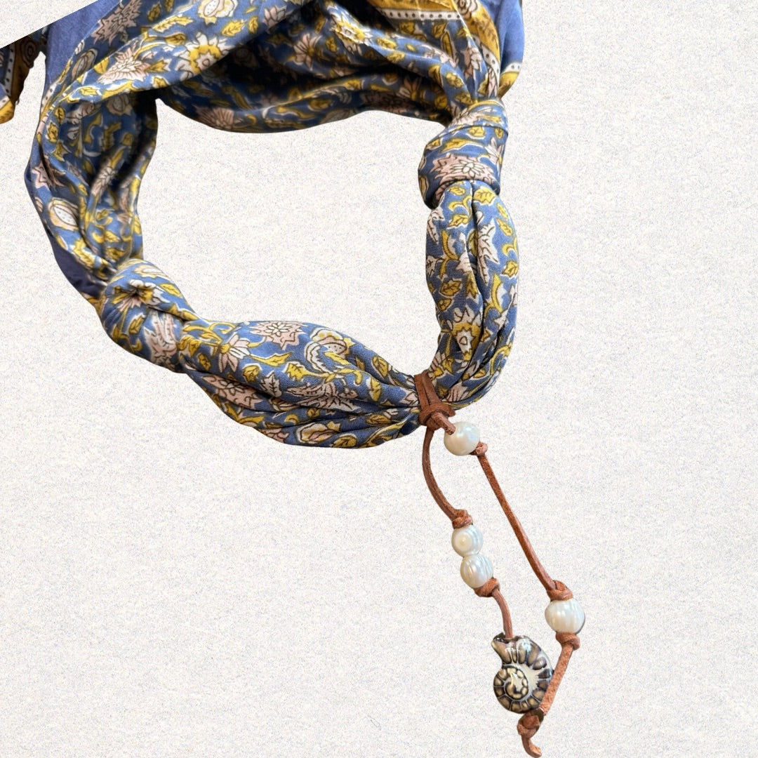 pearl scarf necklace